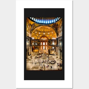 Turkey. Istanbul. Hagia Sophia. Interior. Posters and Art